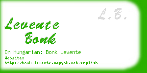 levente bonk business card